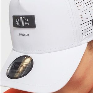 SOLD - GymShark X Steve Cook: White SnapBack Hat